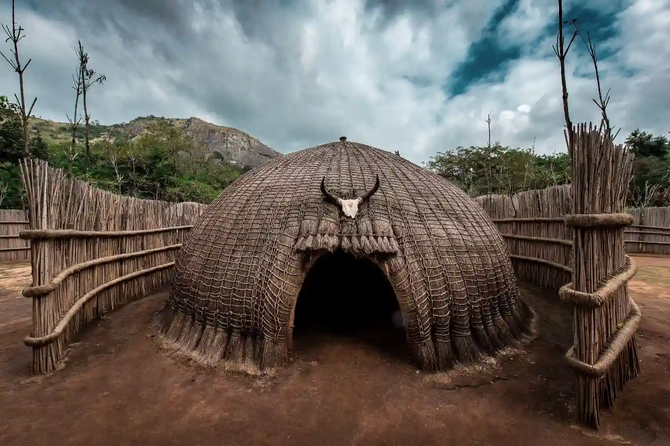 a traditional hut